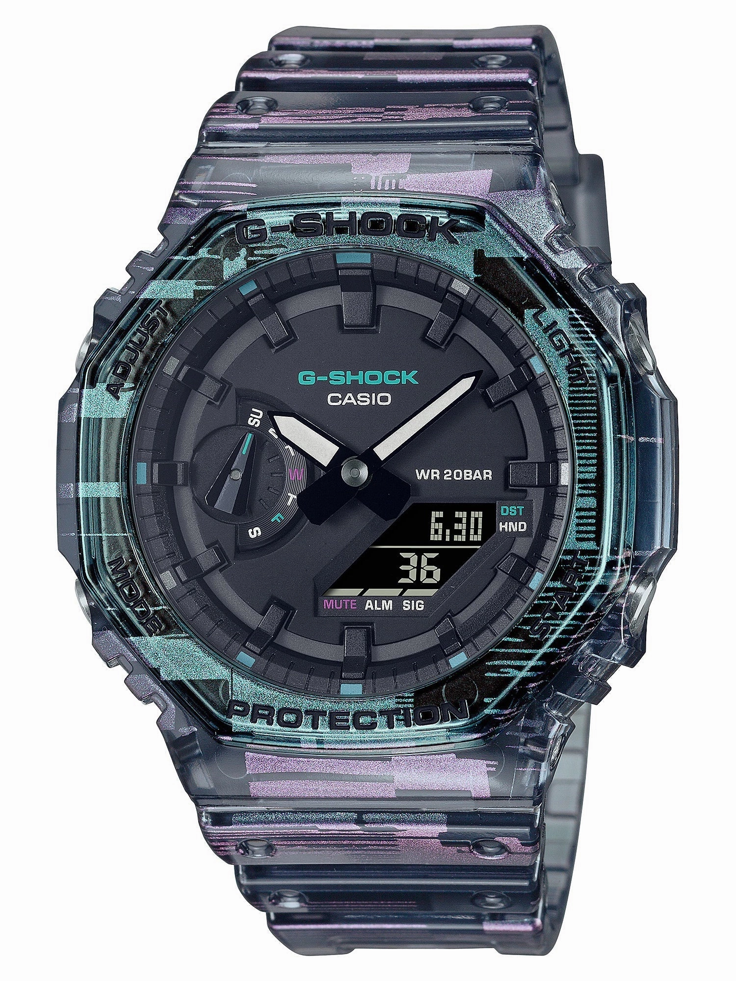 Casio G-Shock "Digital Glitch" Series Mens Watch GA2100NN-1A