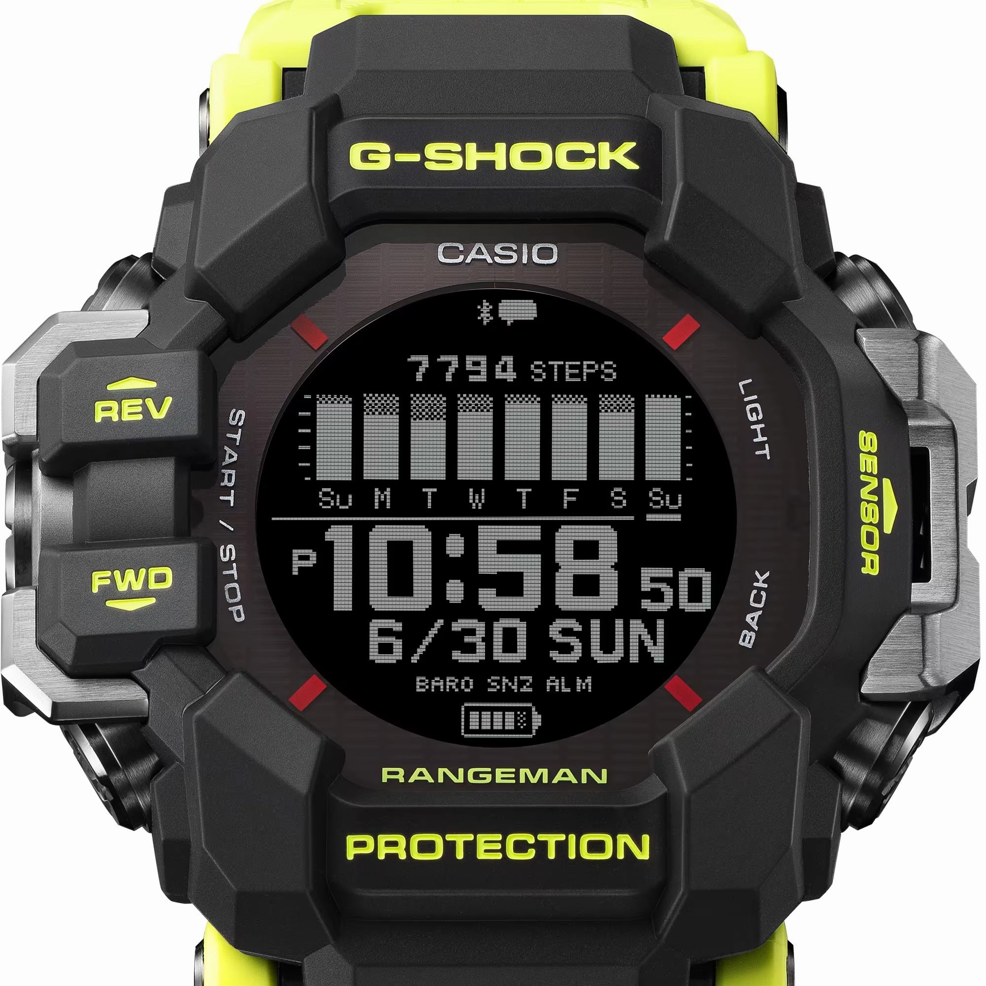 Casio G-Shock RANGEMAN RESCUE YELLOW Bluetooth Mens GPS Watch GPRH1000RY-1A