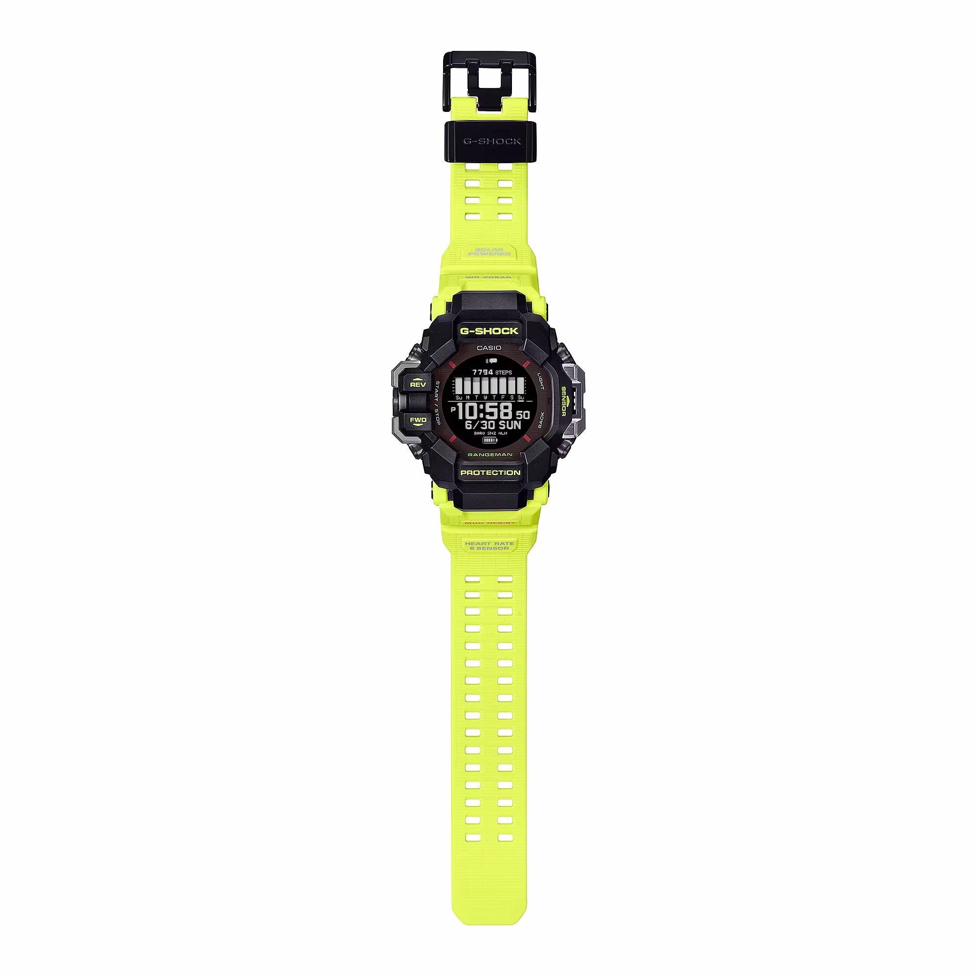 Casio G-Shock RANGEMAN RESCUE YELLOW Bluetooth Mens GPS Watch GPRH1000RY-1A