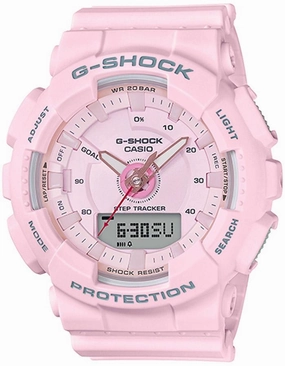 Casio G-Shock S Series Womens - Digital/Analog - Step Counter - Pink - 200M