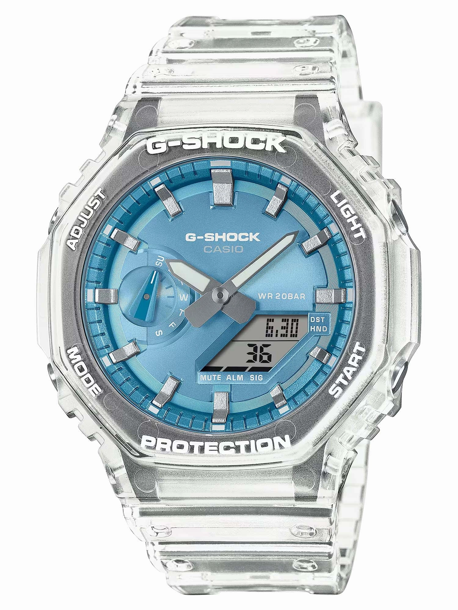 Casio G-Shock Shimmering Color and Cool Translucence Series Mens Watch - GA2100BM-7A2