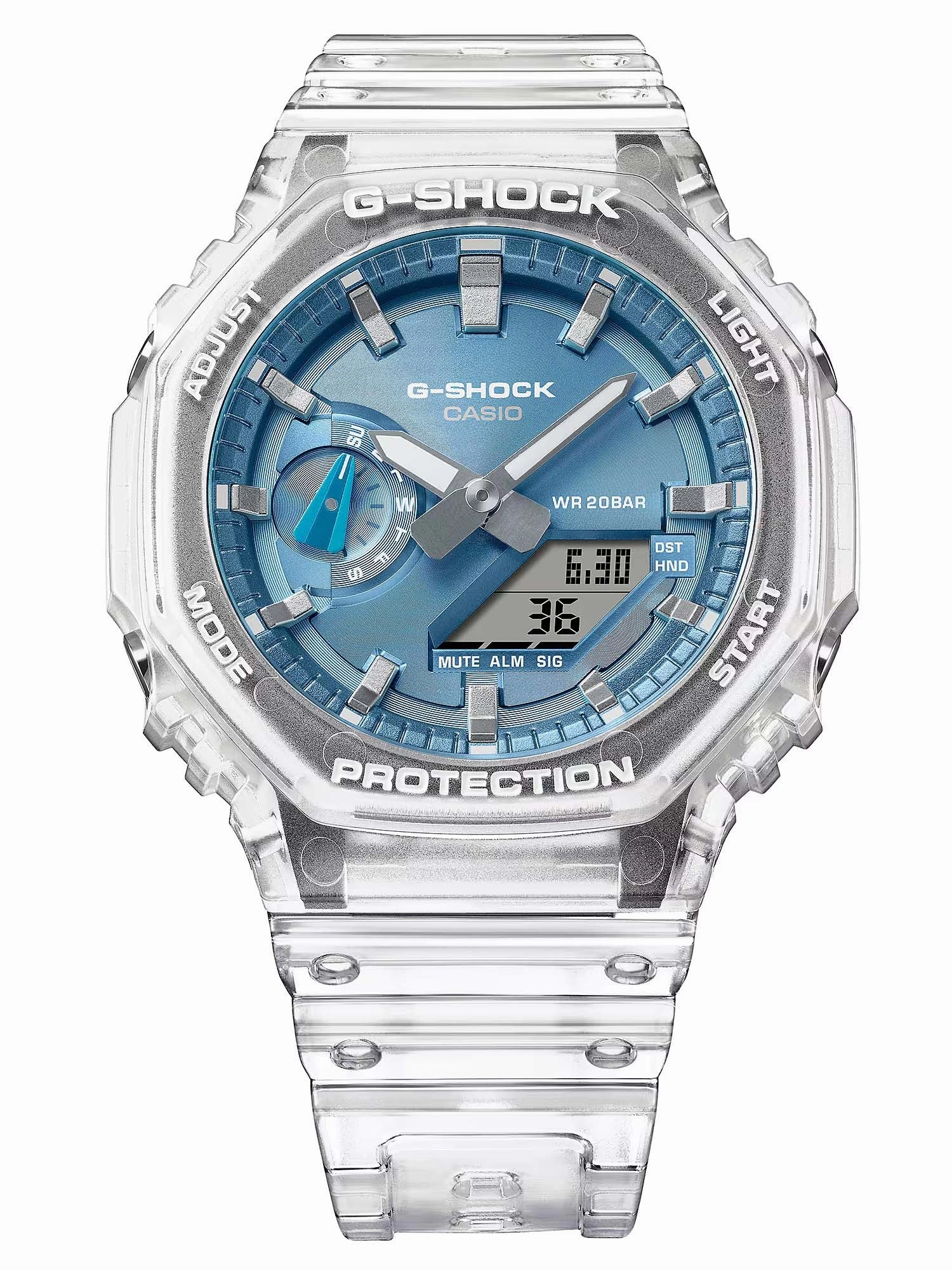Casio G-Shock Shimmering Color and Cool Translucence Series Mens Watch - GA2100BM-7A2