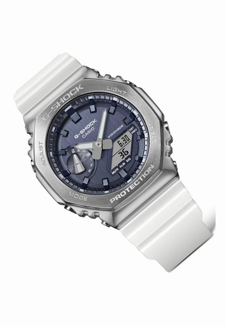 Casio GM-2100WS-7A Digital Analog Rubber Strap Watch for Men