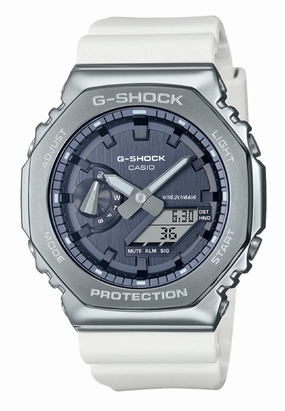 Casio GM-2100WS-7A Digital Analog Rubber Strap Watch for Men