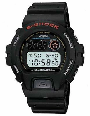 Casio Mens G-Shock Illuminator - Black - 200 Meters - Alarm Chronograph