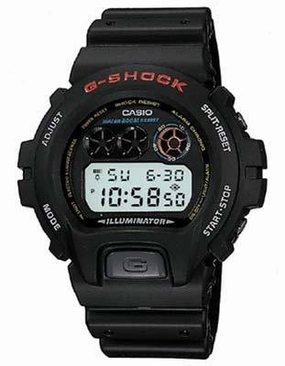 Casio Mens G-Shock Illuminator - Black - 200 Meters - Alarm Chronograph