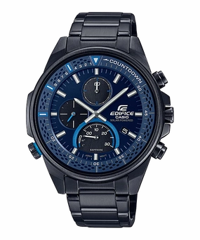 Casio Slim Line with Sapphire Crystal Blue Dial Watch EFSS590DC-2A