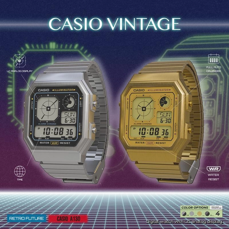 CASIO VINTAGE - A130WEG-9ADF