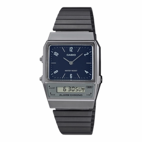 Casio Vintage AQ-800 Retro Modern Colors Stainless Steel Watch AQ800EB-2A