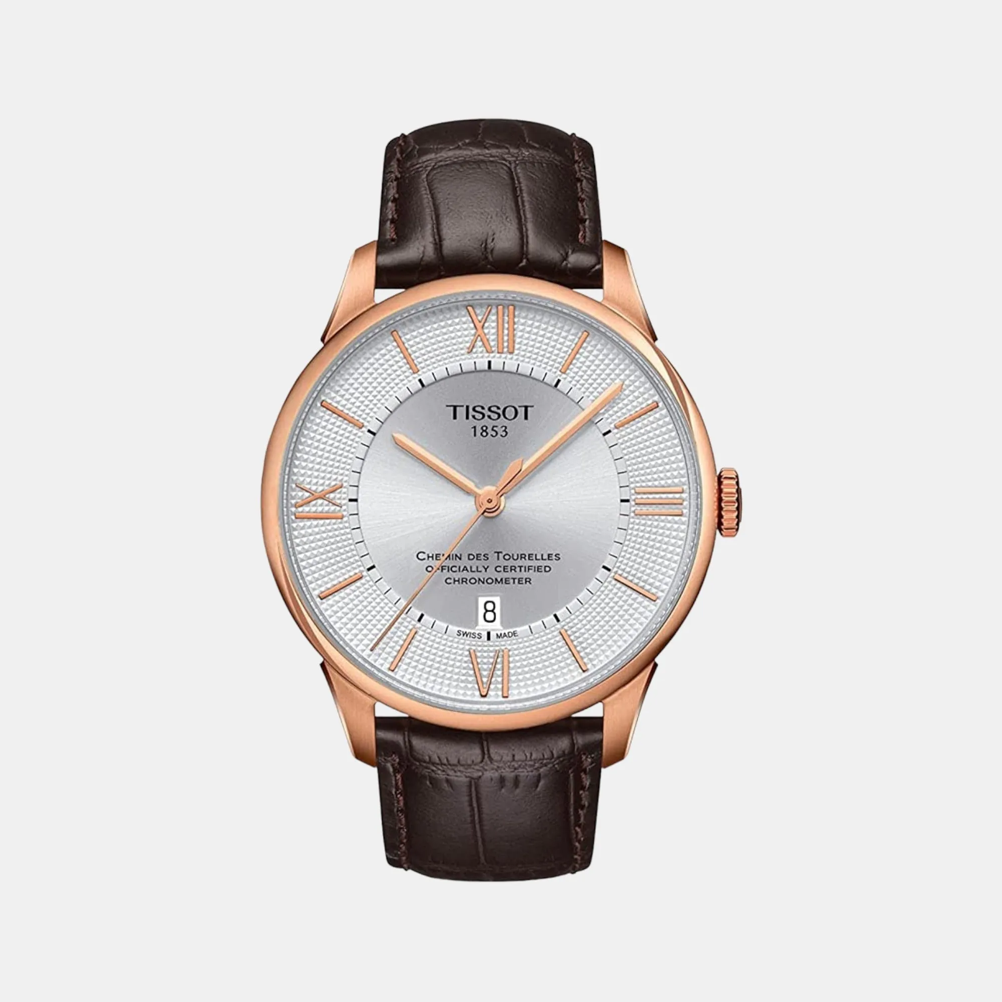 Chemin Des Tourelles Men Analog Leather Watch T0994083603800