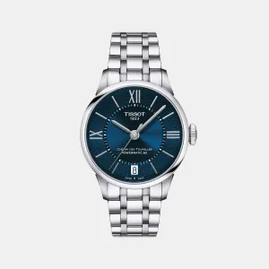 Chemin Des Tourelles T-Classic Women Analog Blue Dial Automatic Stainless Steel Watch T0992071104800