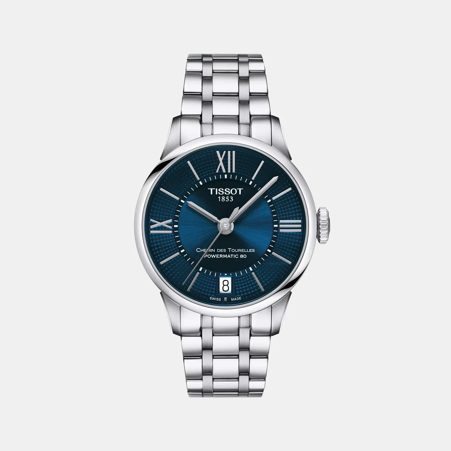 Chemin Des Tourelles T-Classic Women Analog Blue Dial Automatic Stainless Steel Watch T0992071104800