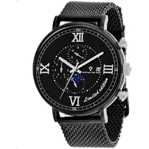 Christian Van Sant Men's Watch - Somptueuse LTD Automatic Black Bracelet | CV1159