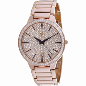 Christian Van Sant Women's Watch - Alessia Quartz Rose Gold Dial Bracelet | CV0294A
