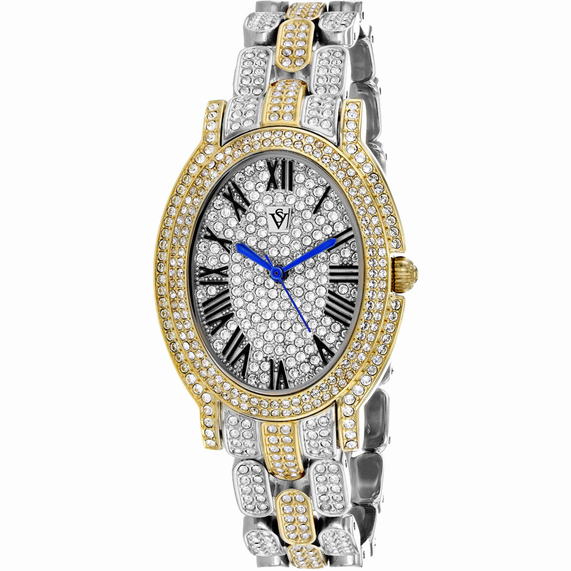 Christian Van Sant Women's Watch - Amore Silver Dial Two Tone Steel Bracelet | CV7233