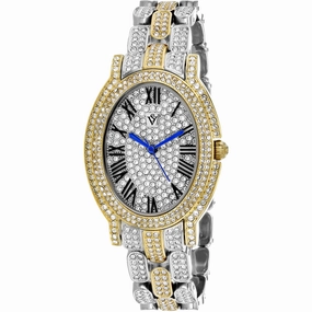 Christian Van Sant Women's Watch - Amore Silver Dial Two Tone Steel Bracelet | CV7233