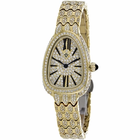 Christian Van Sant Women's Watch - Bella Quartz Yellow Gold Steel Bracelet | CV4601