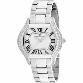 Christian Van Sant Women's Watch - Bianca Quartz White Dial Silver Bracelet | CV1830