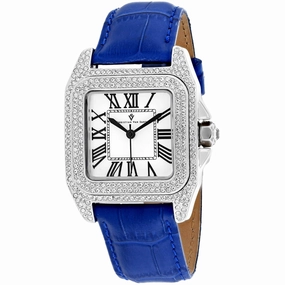 Christian Van Sant Women's Watch - Radieuse Quartz White Dial Leather Strap | CV4422
