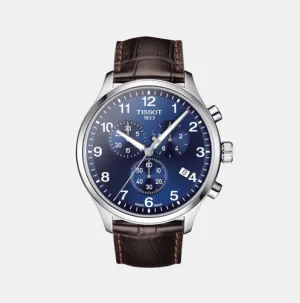 Chrono Xl Men Chronograph Leather Watch T1166171604700