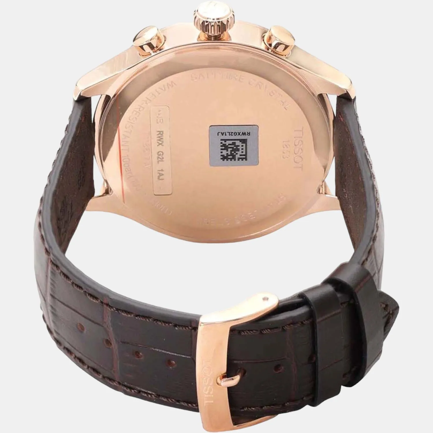 Chrono Xl Men Chronograph Leather Watch T1166173603700