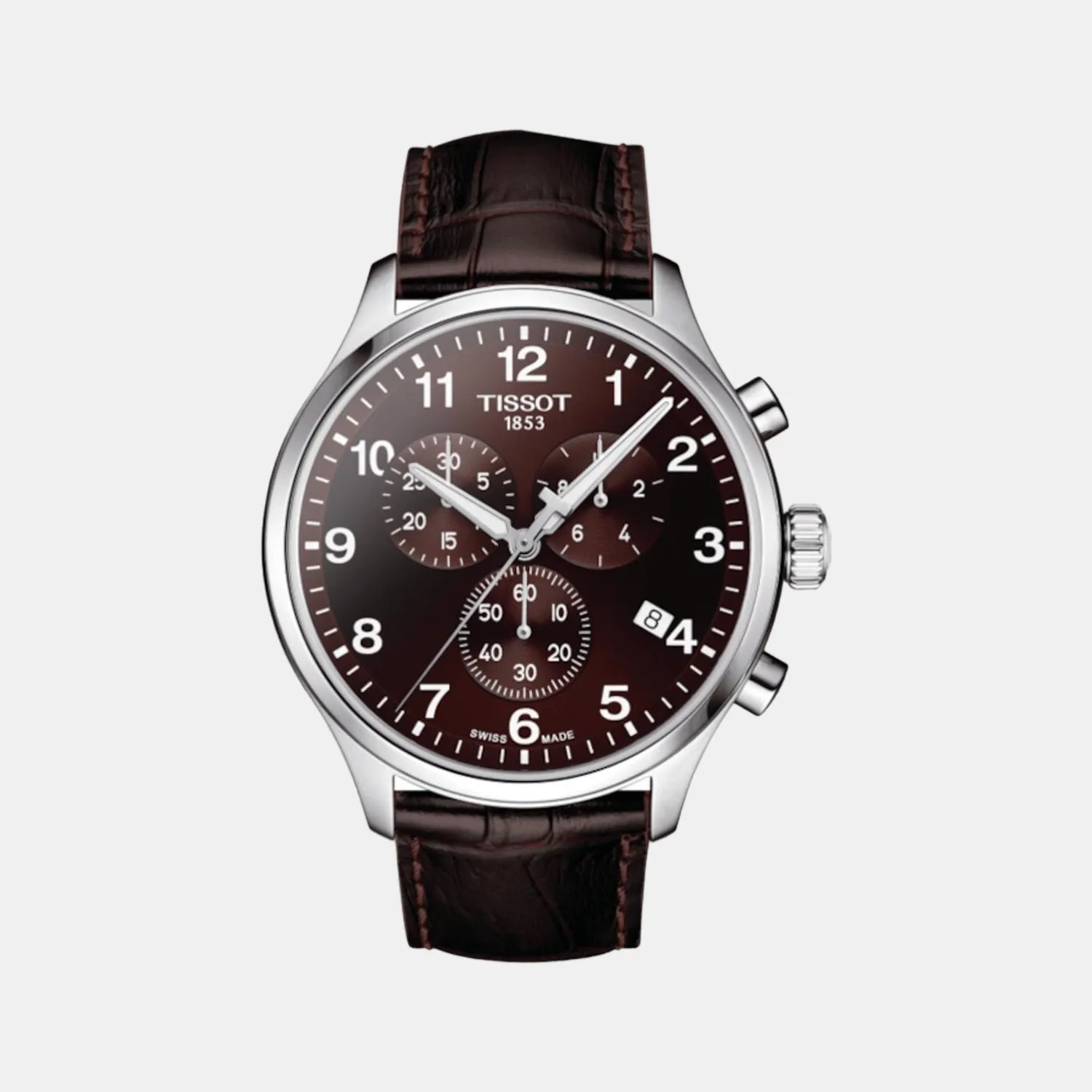 Chrono Xl Men Leather Watch T1166171629700