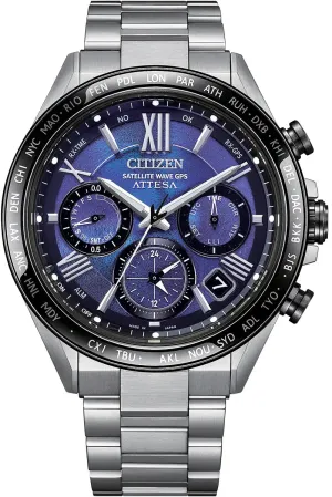 Citizen Attesa Satellite Wave GPS Unite With Blue Limited Edition Watch