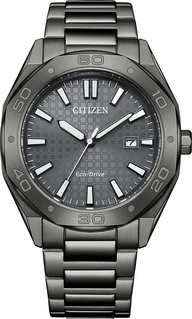 Citizen Eco Drive Sport Gunmetal Grey PVD Watch