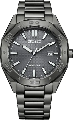 Citizen Eco Drive Sport Gunmetal Grey PVD Watch