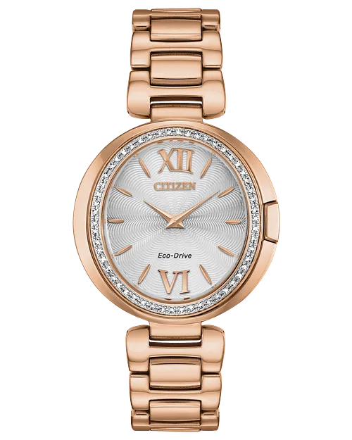 CITIZEN Ladies Eco-Drive Capella Dress/Classic EX1503-54A