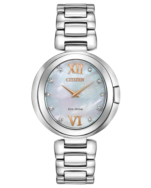 CITIZEN Ladies Eco-Drive Capella Dress/Classic EX1510-59D