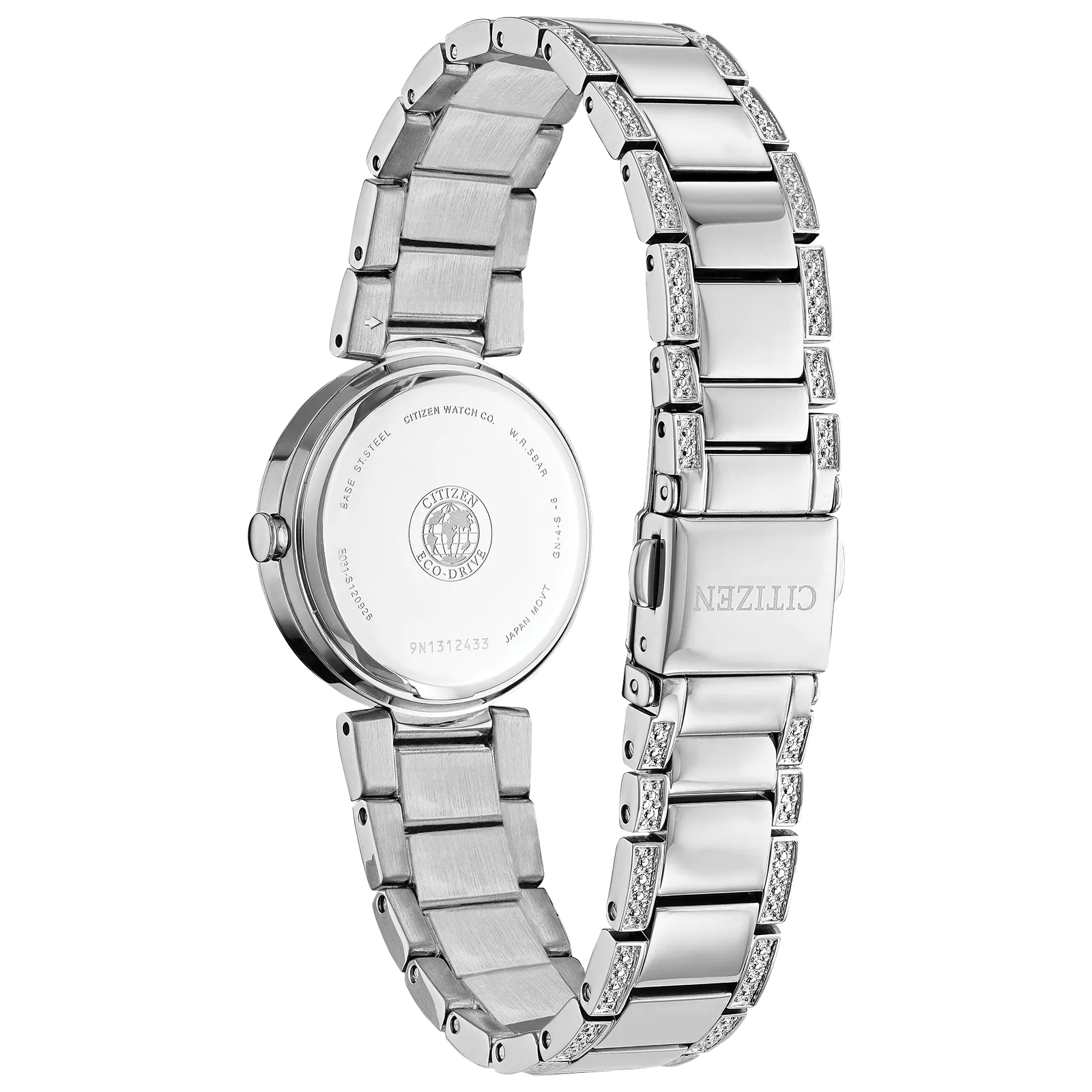 CITIZEN Ladies Eco-Drive Silhouette Crystal Dress/Classic EM0840-59N