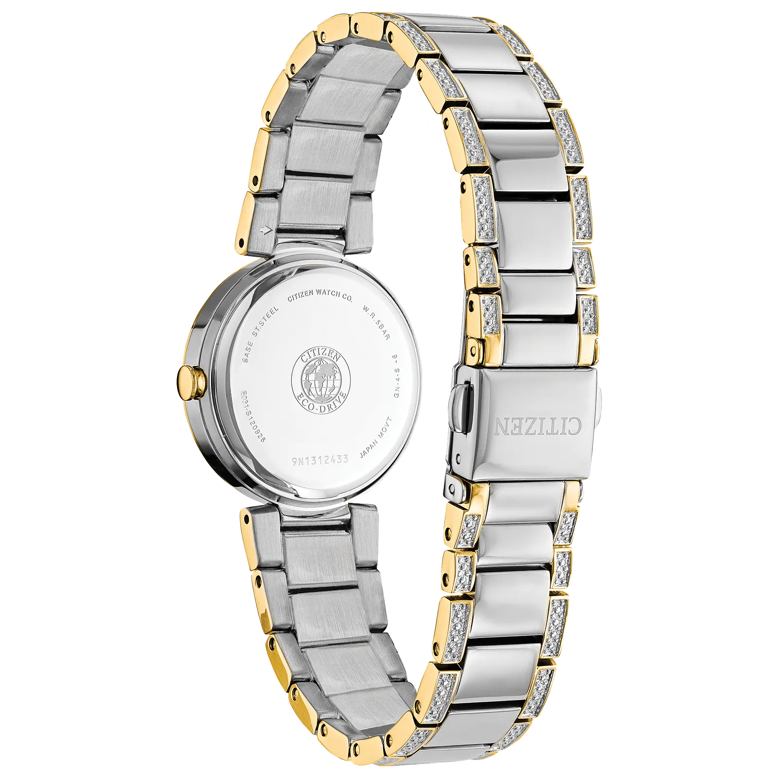 CITIZEN Ladies Eco-Drive Silhouette Crystal Dress/Classic EM0844-58D