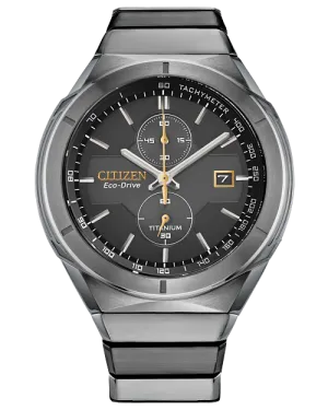 CITIZEN Mens Eco-Drive Armor Super Titanium CA7058-55E