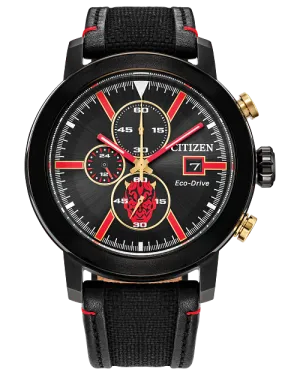 CITIZEN Mens Eco-Drive Darth Maul Star Wars Classic Characters CA0766-02W