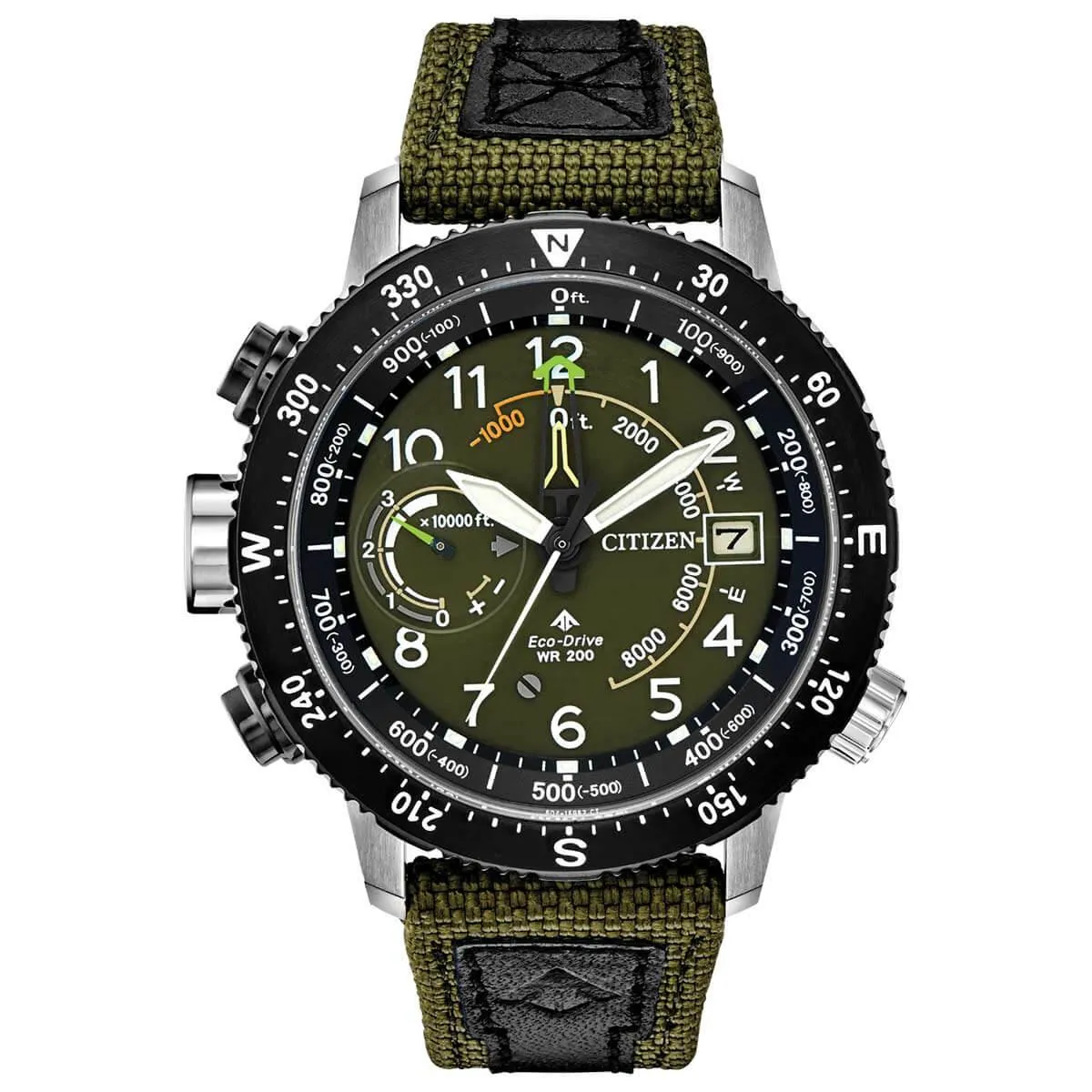 Citizen Men's Eco Drive Watch - Promaster Altichron Power Reserve Strap | BN5050-09X