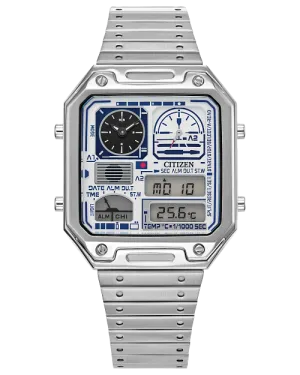 CITIZEN Mens Quartz R2-D2 Star Wars Classic Characters JG2121-54A