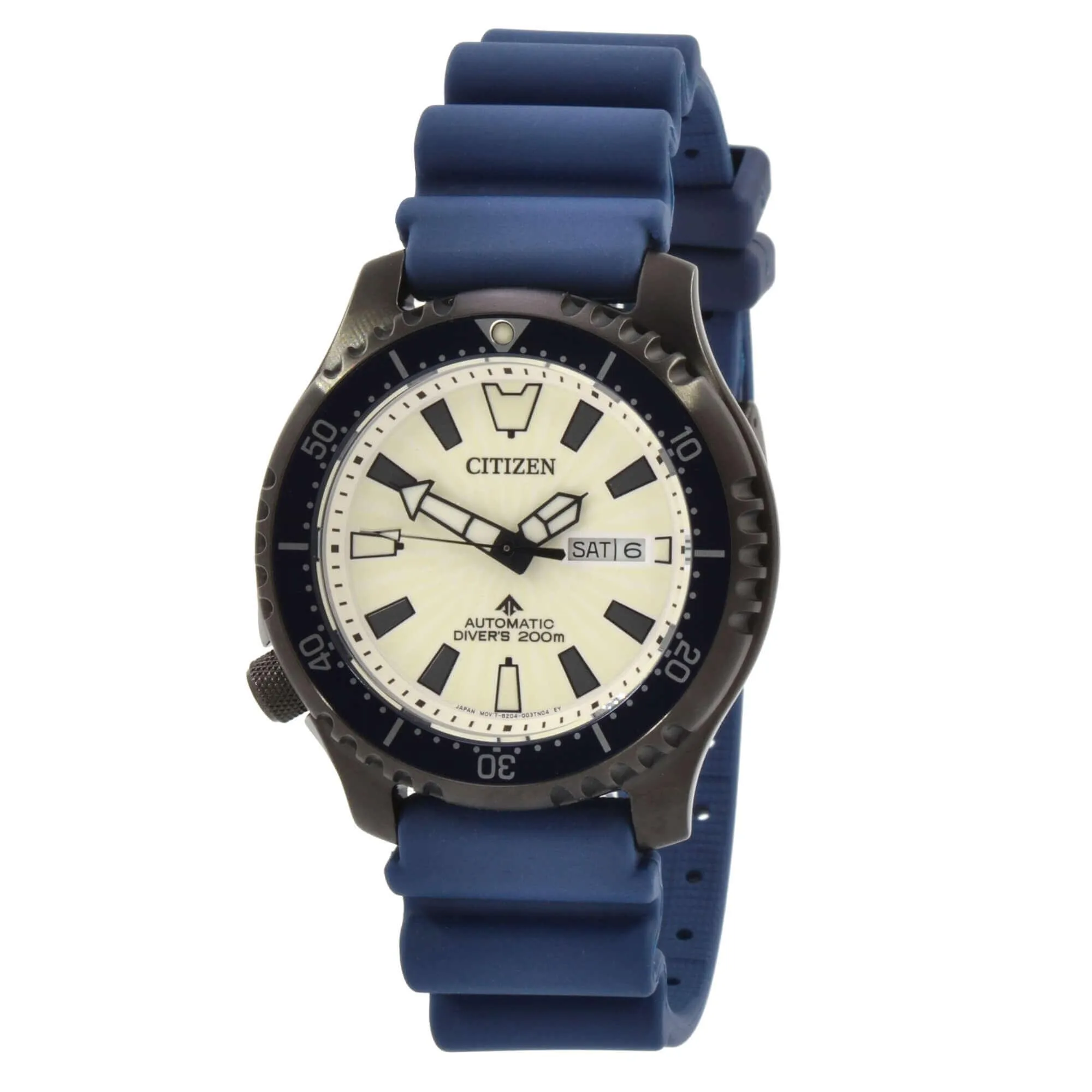 Citizen Men's Watch - Promaster Automatic Date Display White Dial Strap | NY0137-09A
