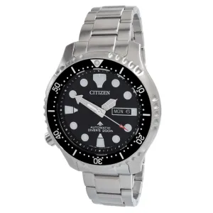 Citizen Men's Watch - Promaster Black Dial Bracelet Day and Date Display | NY0140-80E