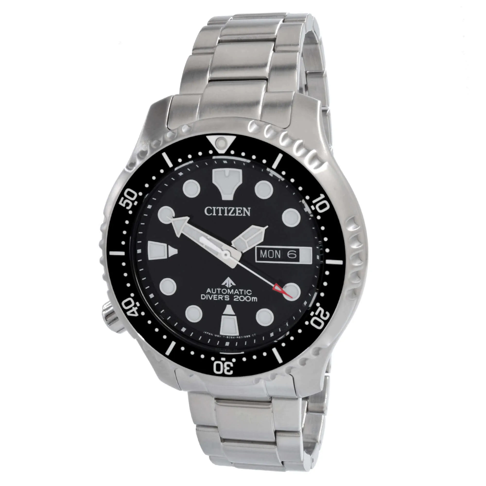 Citizen Men's Watch - Promaster Black Dial Bracelet Day and Date Display | NY0140-80E