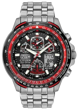 Citizen Red Arrows Skyhawk A.T Super Titanium Eco Drive Mens Watch