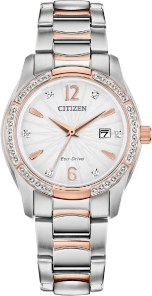 Citizen Silhouette Crystal Eco Drive Ladies Watch