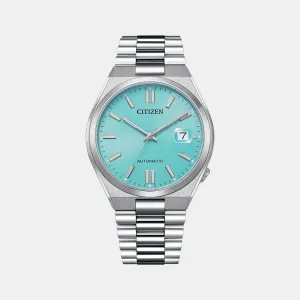 Citizen Tsuyosa Collection Men Automatic Blue Dial Analog Stainless Steel Watch NJ0151-88M