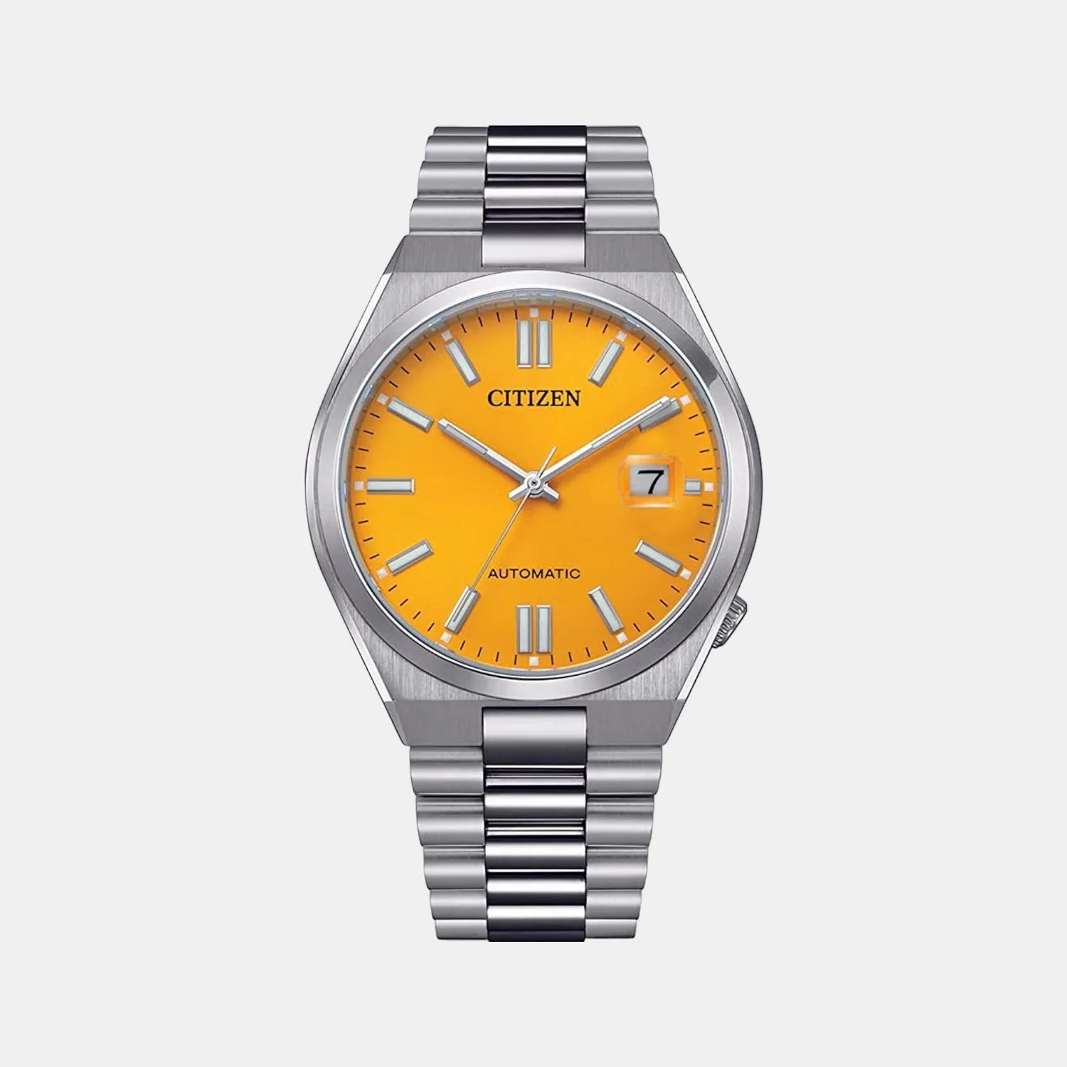 Citizen Tsuyosa Collection Men's Yellow Analog Stainless Steel Automatic Watch NJ0150-81Z