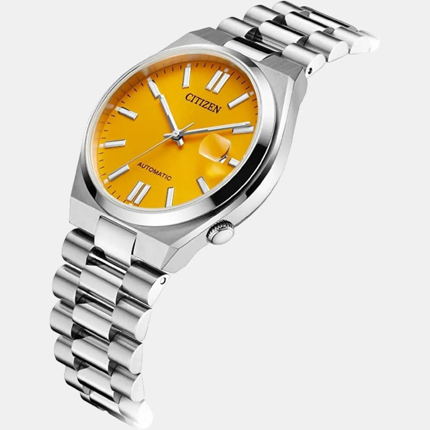Citizen Tsuyosa Collection Men's Yellow Analog Stainless Steel Automatic Watch NJ0150-81Z