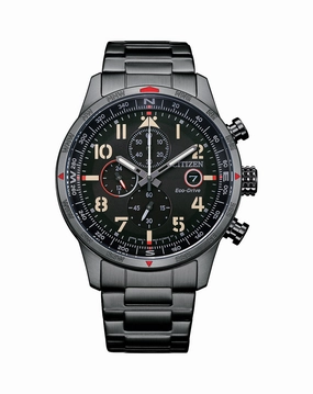 Citizen Chronograph Eco-Drive Black on Black Watch CA0797-84E