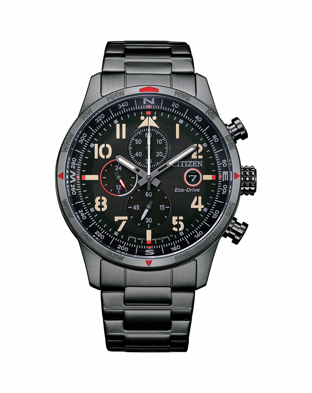 Citizen Chronograph Eco-Drive Black on Black Watch CA0797-84E