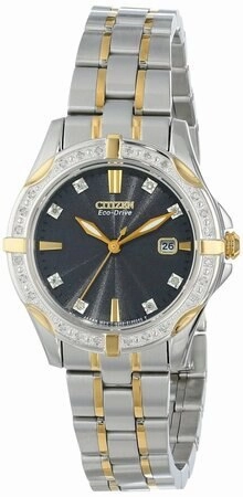 Citizen Eco-Drive Diamond Dial &Bezel Womens Watch