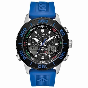 Citizen Men's Ana-Digi Watch - Promaster Sailhawk Blue Rubber Strap | JR4068-01E
