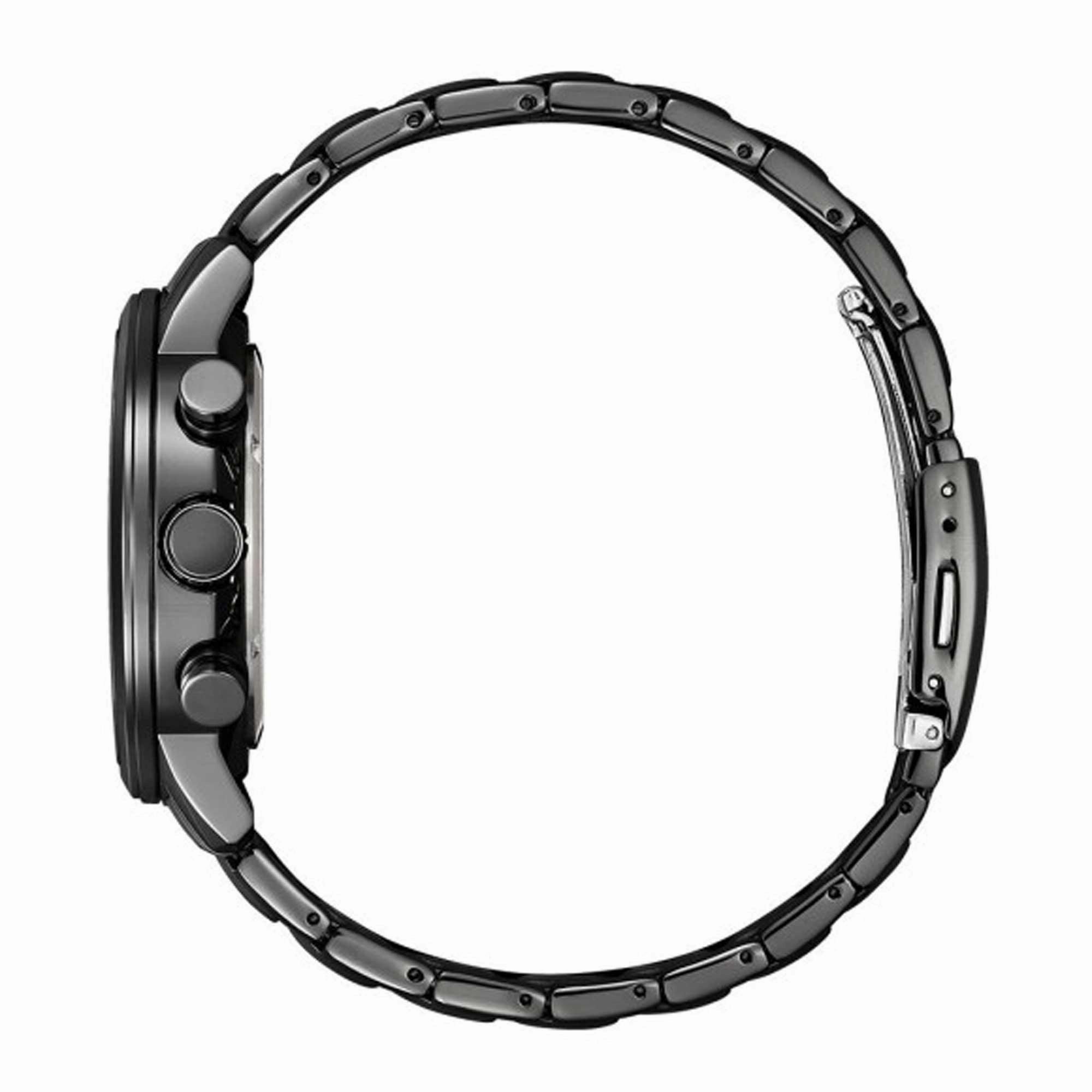 Citizen Men's Watch - Chronograph Power Reserve Black And White Dial | CA4475-89E